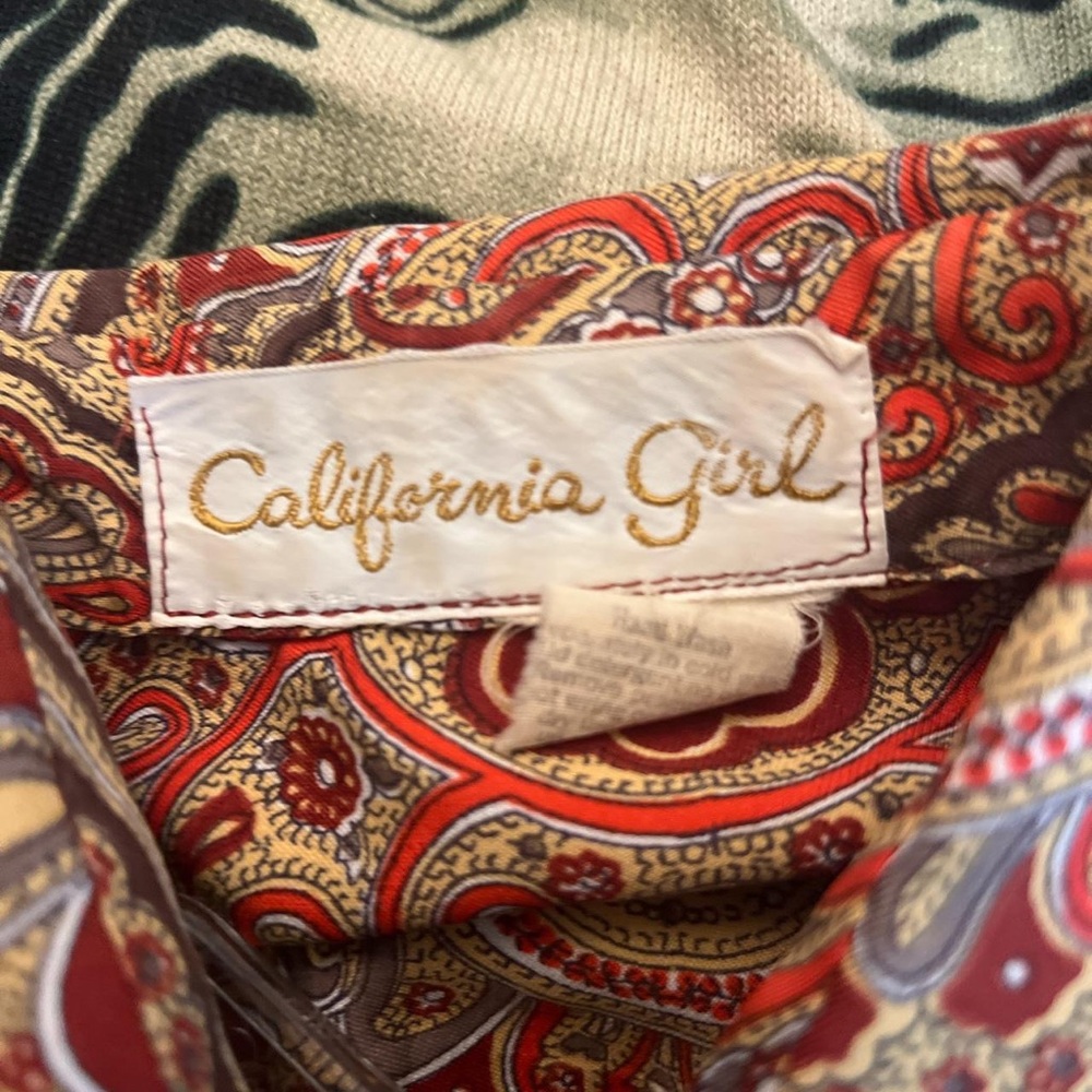 Vintage Paisley Button Down - Picture 8 of 8